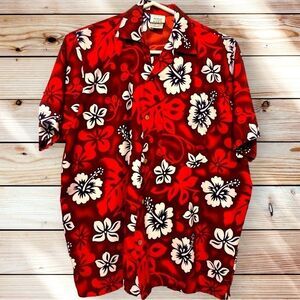 YOUTH BOY'S XL RAINFOREST CAFE HAWAIIAN SHIRT